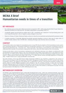 Key findings brief MCNA X February 2023