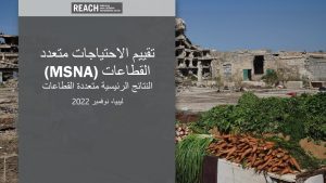 Libya 2022 Multi-Sector Needs Assessment (MSNA) Joint Analysis Workshop presentation - Arabic