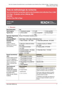 REACH MALI HSM 3F Eval. Adhoc Ménaka - Note Méthodologique - Novembre2022