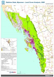 Rakhine State, Myanmar - Land Cover Analysis, 2000