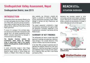 Nepal_Situation Overview_SindhupalchokValleyAssessment_July2015